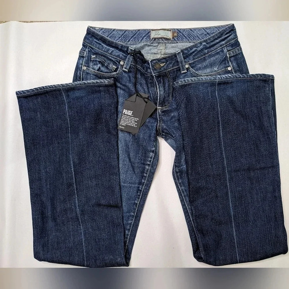 Moving Sale! Paige Brigitte Laurel Canyon Mid-Rise Wide Leg Jeans Size 29 - Picture 2 of 6